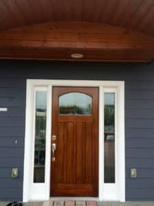 Front Door, Siding, and Soffit Detail